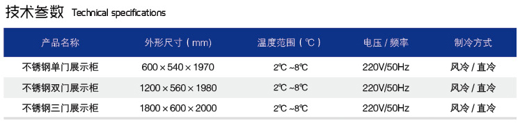 不锈钢款参数